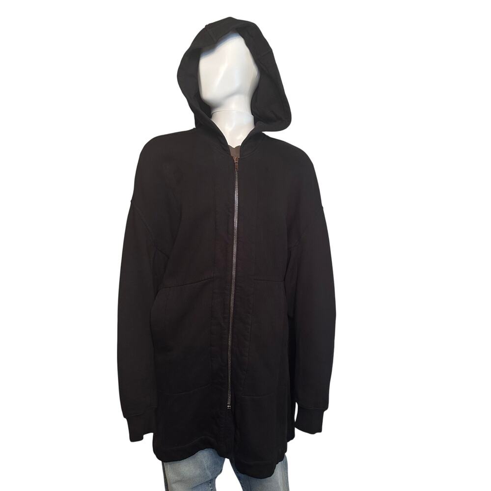 Rick Owens DRKSHDW FW22 Strobe Jumbo Peter Hoodie Black size S DU02B4288-F